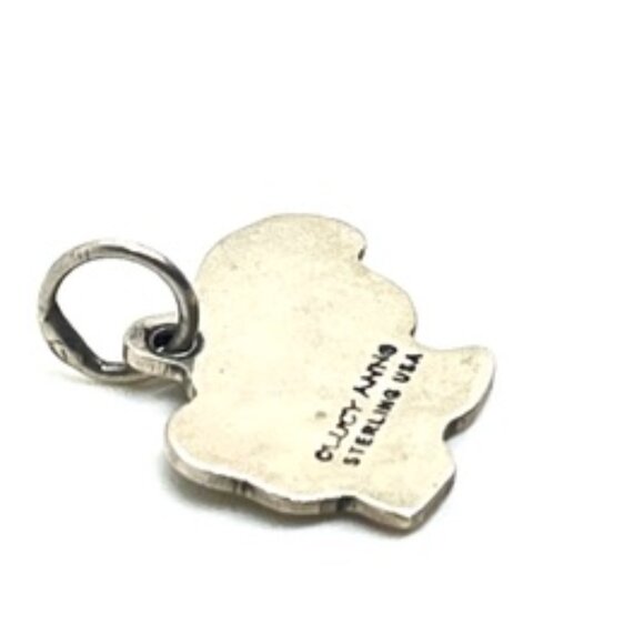 LUCY ANN BEAGLE DOG CHARM 925 STERLING SILVER USA FLOPPY EARS SPOTS PENDANT - Picture 9 of 10